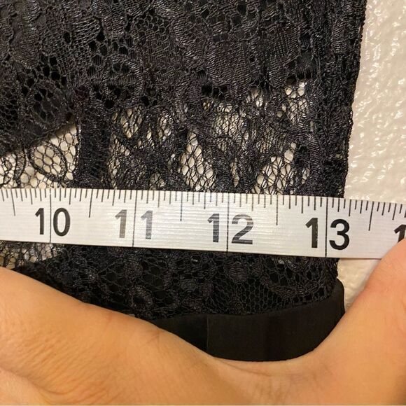 Meshki black lace romantic goth long sleeve Teagan jumpsuit romper open back S - Picture 4 of 10